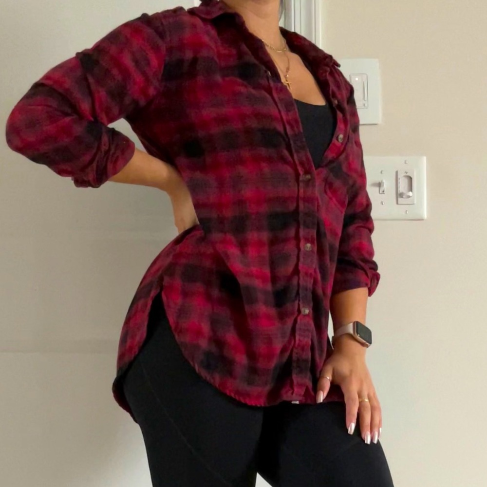 American Eagle Boyfriend Fit Flannel